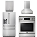 30 Electric Range, Range Hood, Refrigerator with Water and Ice Dispenser, Dishwasher O957545