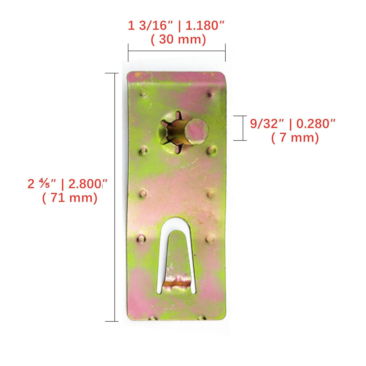 Cross Beam Locking Clip, Self-Locking Pin, 1 Pack, Pack of 2 X760