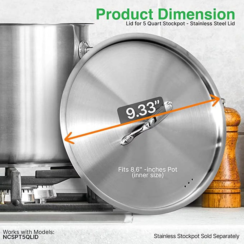 Stainless Steel Stockpot Lid B359