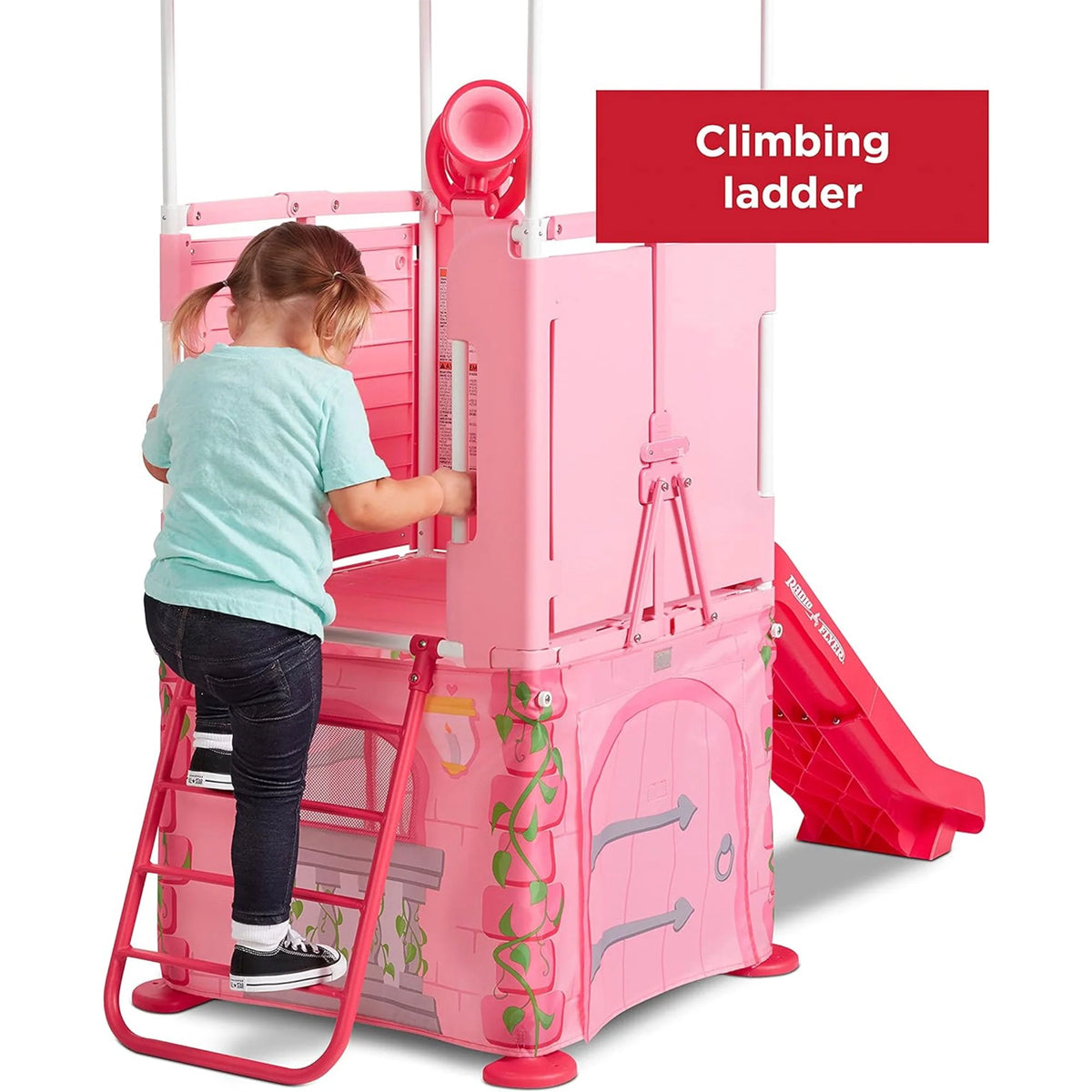 Pink Toddler Slide Playhouse Y6895
