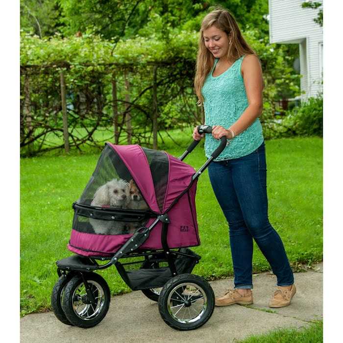Double No-Zip Pet Stroller W263
