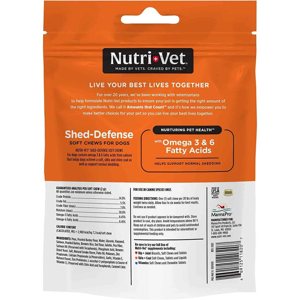 Shed Defense Soft Chews for Dogs K157197