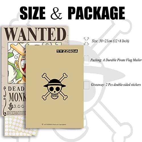 Anime Wanted Posters 25PCS 30×21cm H3958