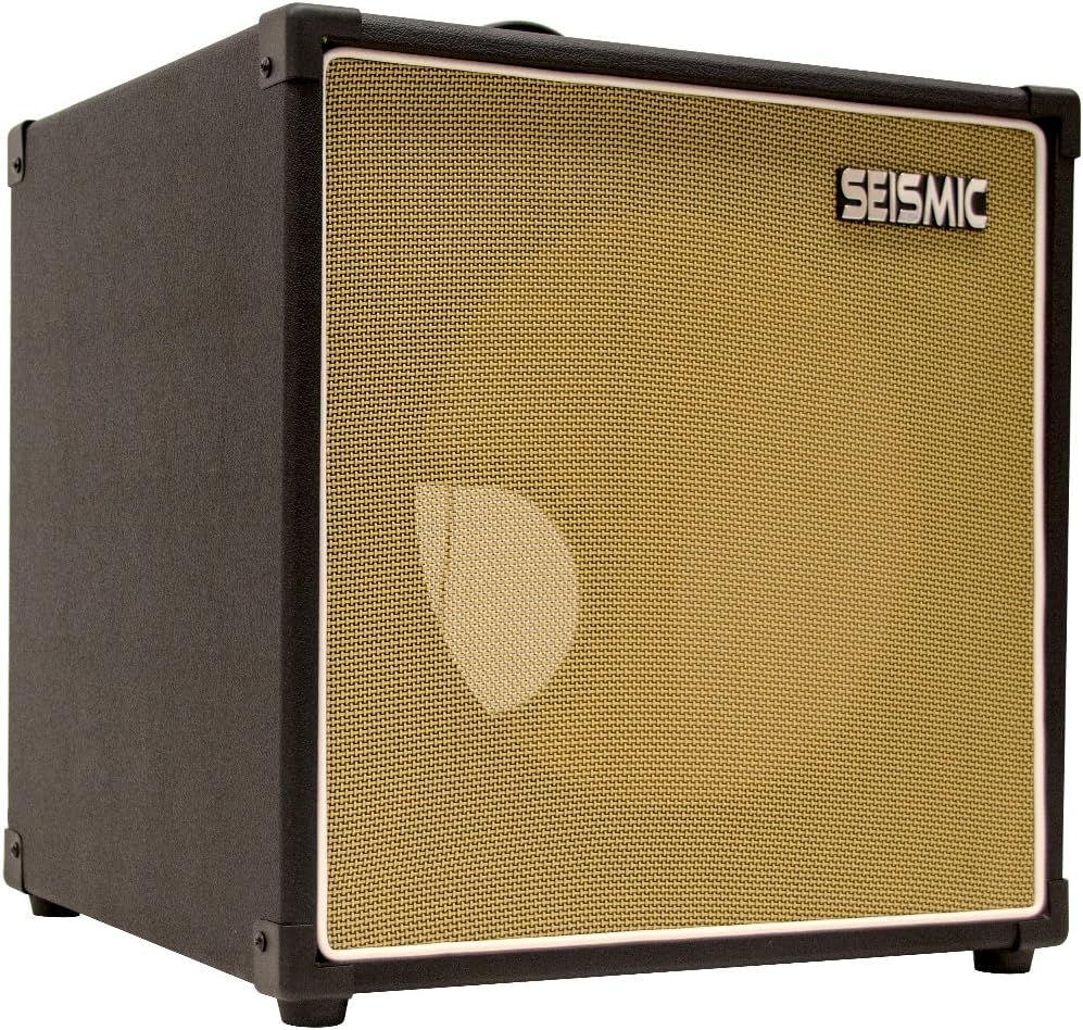 1x12 Empty Guitar Speaker Cabinet - 7 Ply Birch - Orange Tolex, Black Removable Cloth Grill H6468