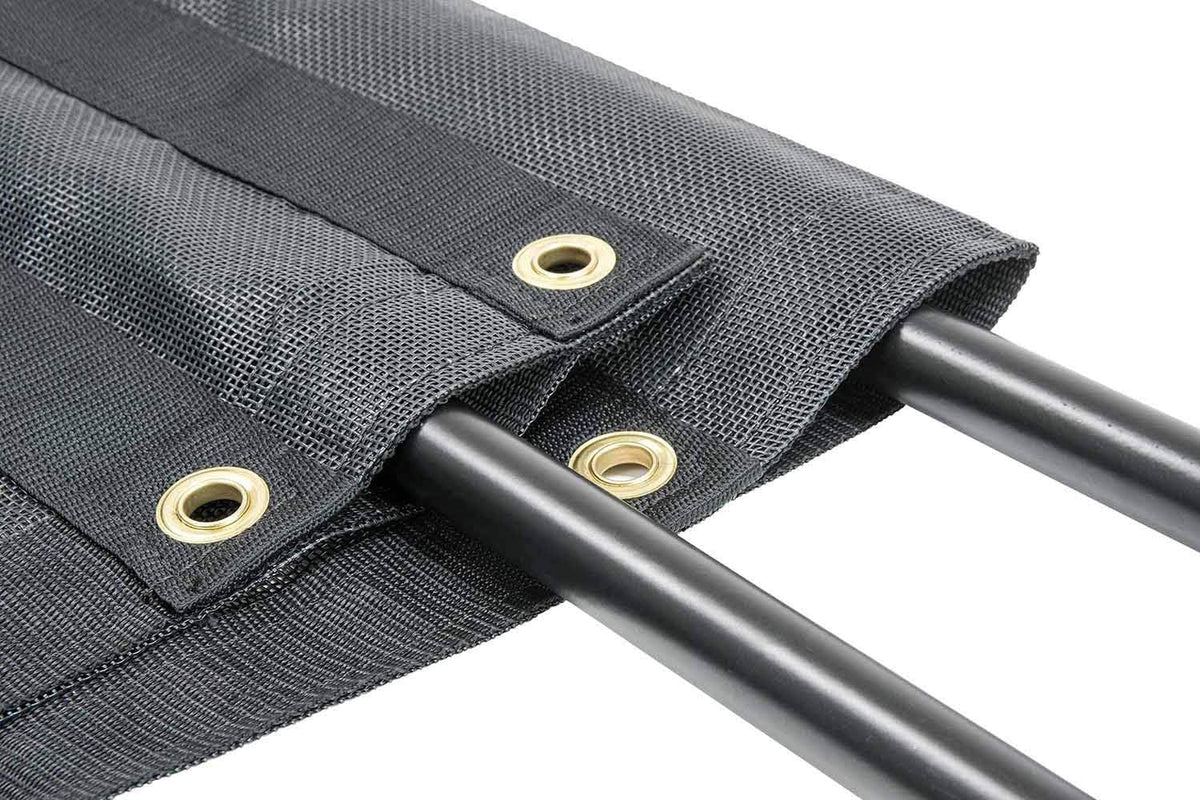 7' x 16' Vinyl Coated Mesh Dump Truck Tarps with 5 Inch 18oz Double Pocket R394