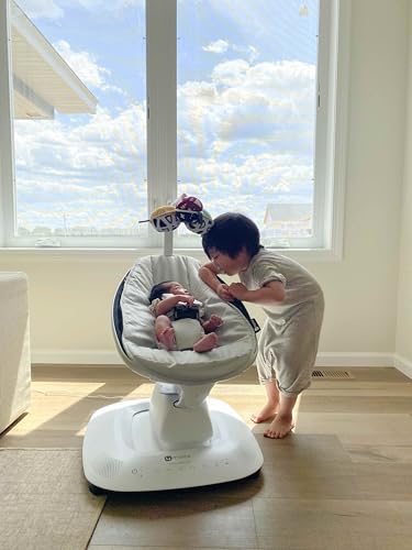 Grey Baby Swing with Bluetooth O2761