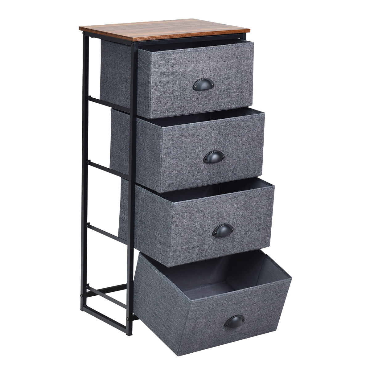 Black 4 Drawer Dresser D833889
