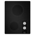 Ceramic Radiant Glass Electric Cooktop in Black with 2 Elements S70464