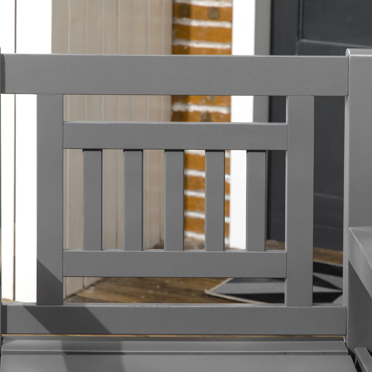 6pc Gray Wood Patio Table & Chairs T920967