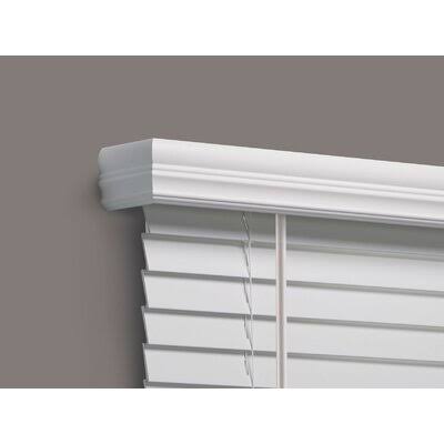 White Faux Wood Room Darkening Venetian Blind T338208