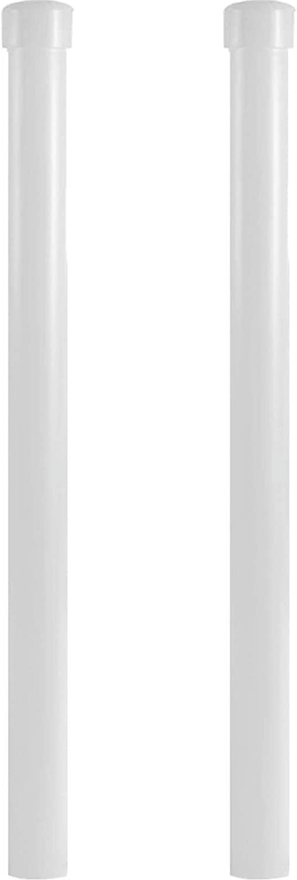 22 in. Steel Boat Trailer Guide-on with White PVC Tube Covers Q76741