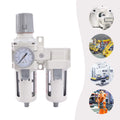 1/2" NPT Air Pressure Regulator Air Dryer Filter Water Trap Separator R16180
