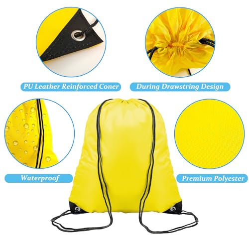 12 Color Drawstring Backpack Bulk Q637873