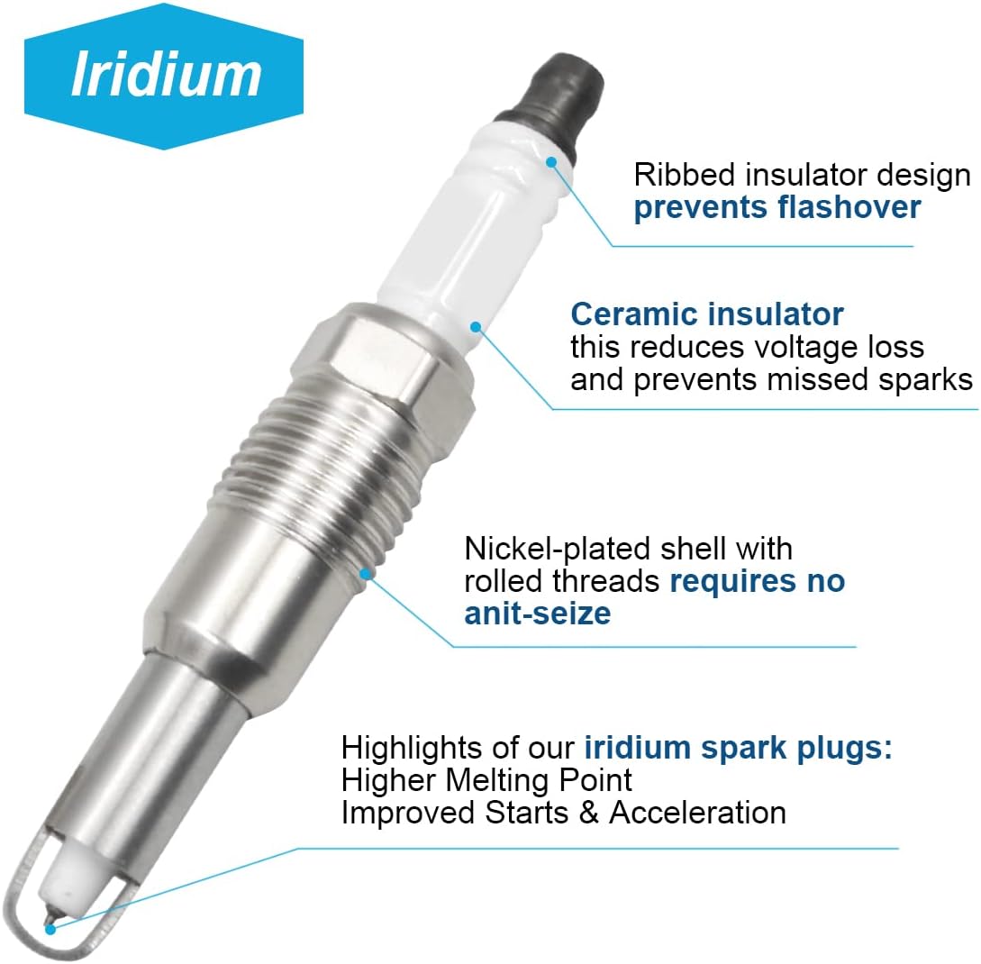 8 Ignition Coils & Iridium Spark Plug Set K6801
