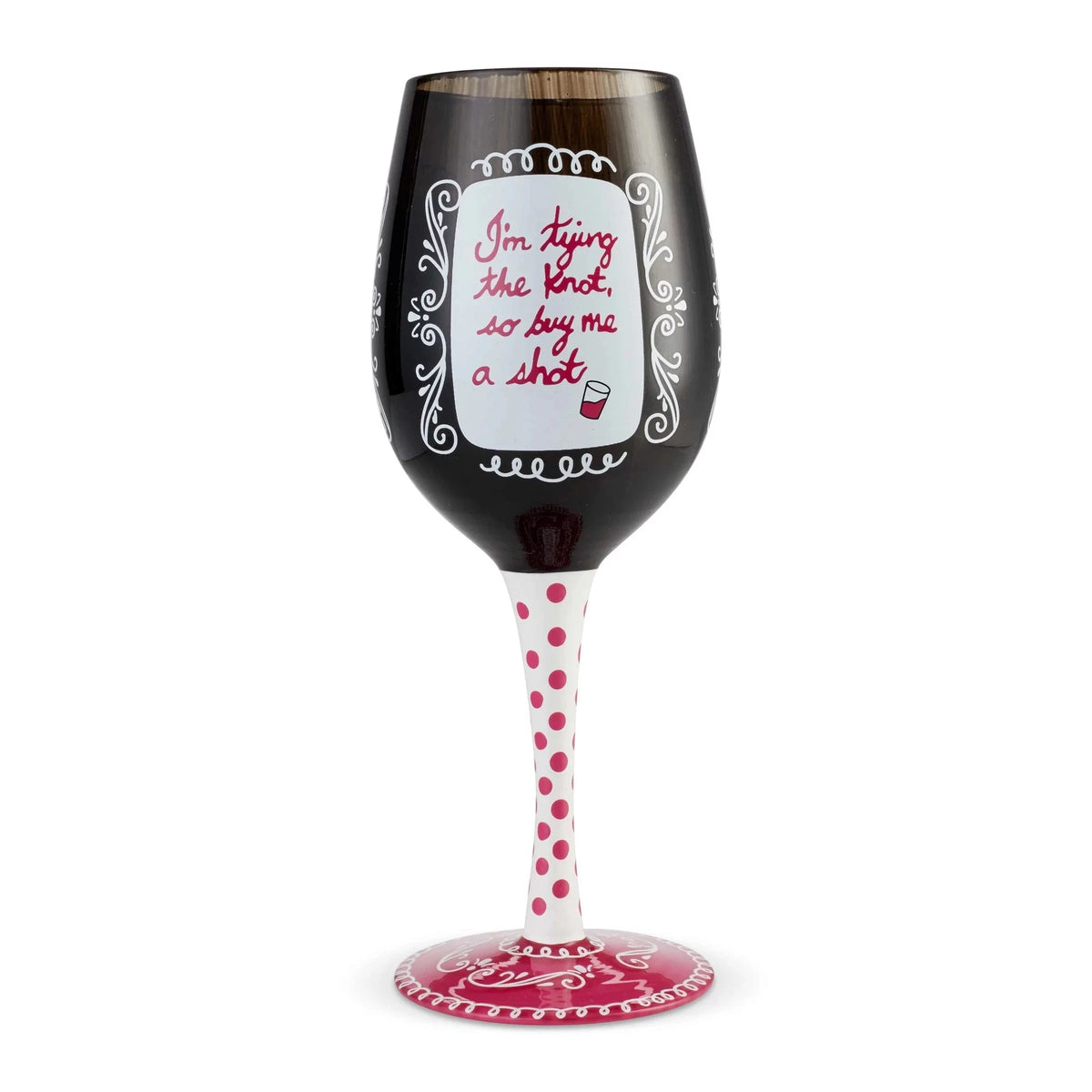 Bachelorette Wine Glass M392