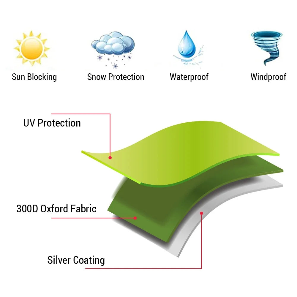 Windproof Waterproof Backpacking Tent for 1/2 Person Double Layer S28048