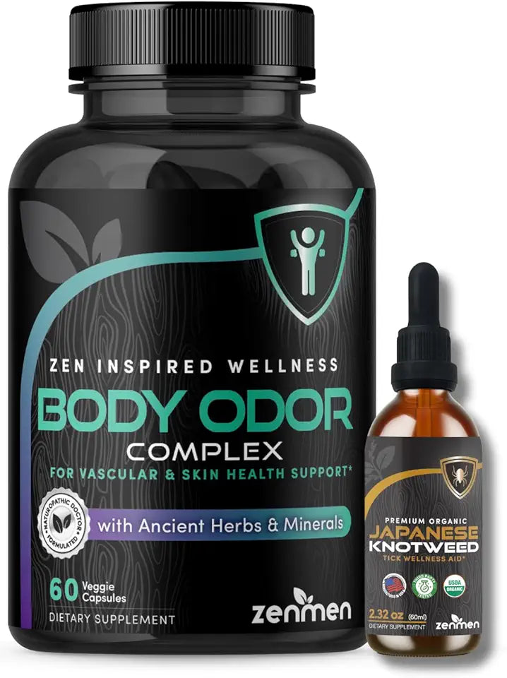 Body Odor Supplement and Japanese Knotweed Tincture Bundle R84452