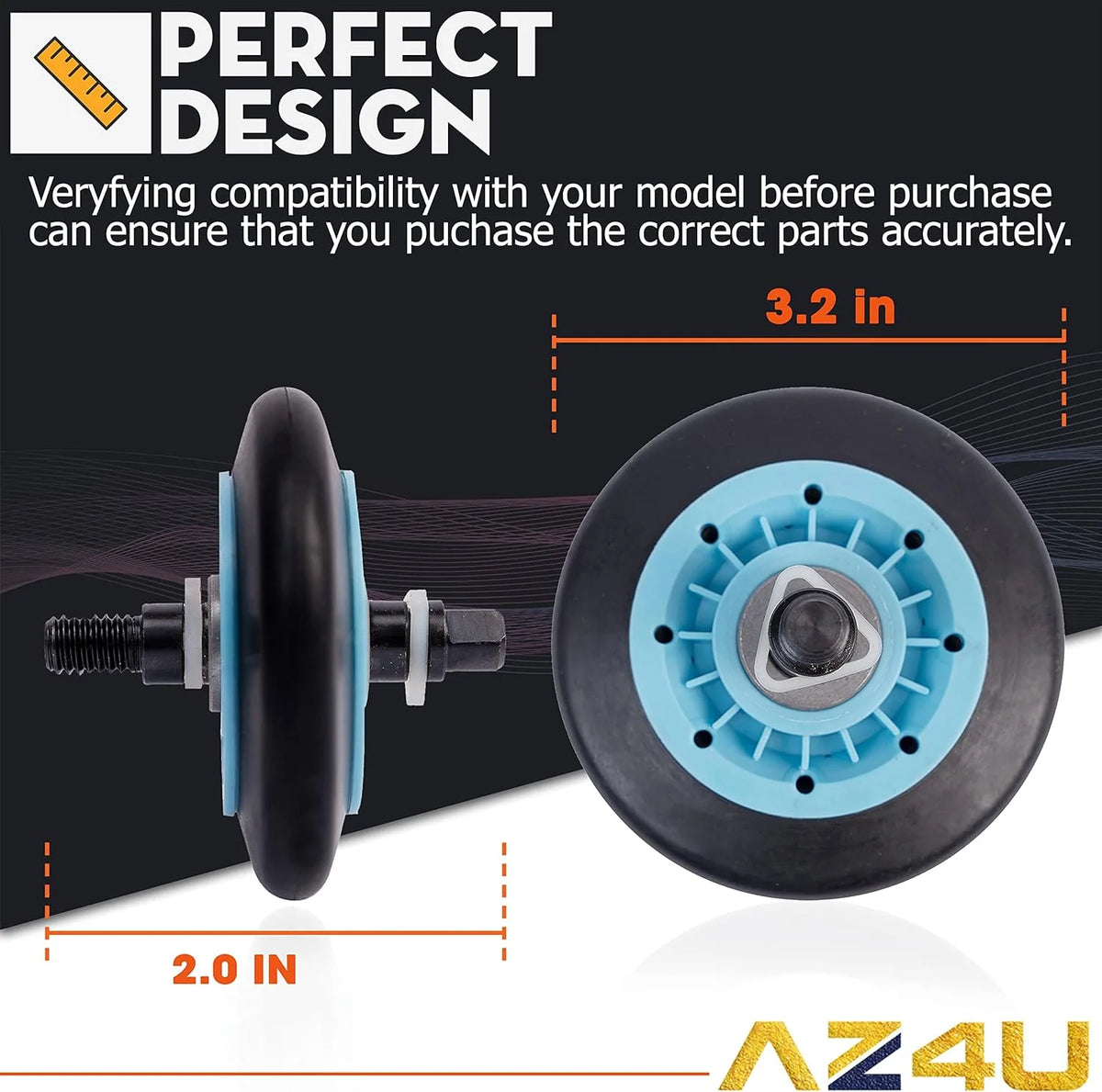 Dryer Repair Kit Rollers Belt Pulley C284406