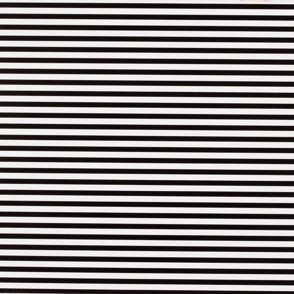 Industrial Size Wrapping Paper Rolls, Black White Stripe, Full Ream R270873