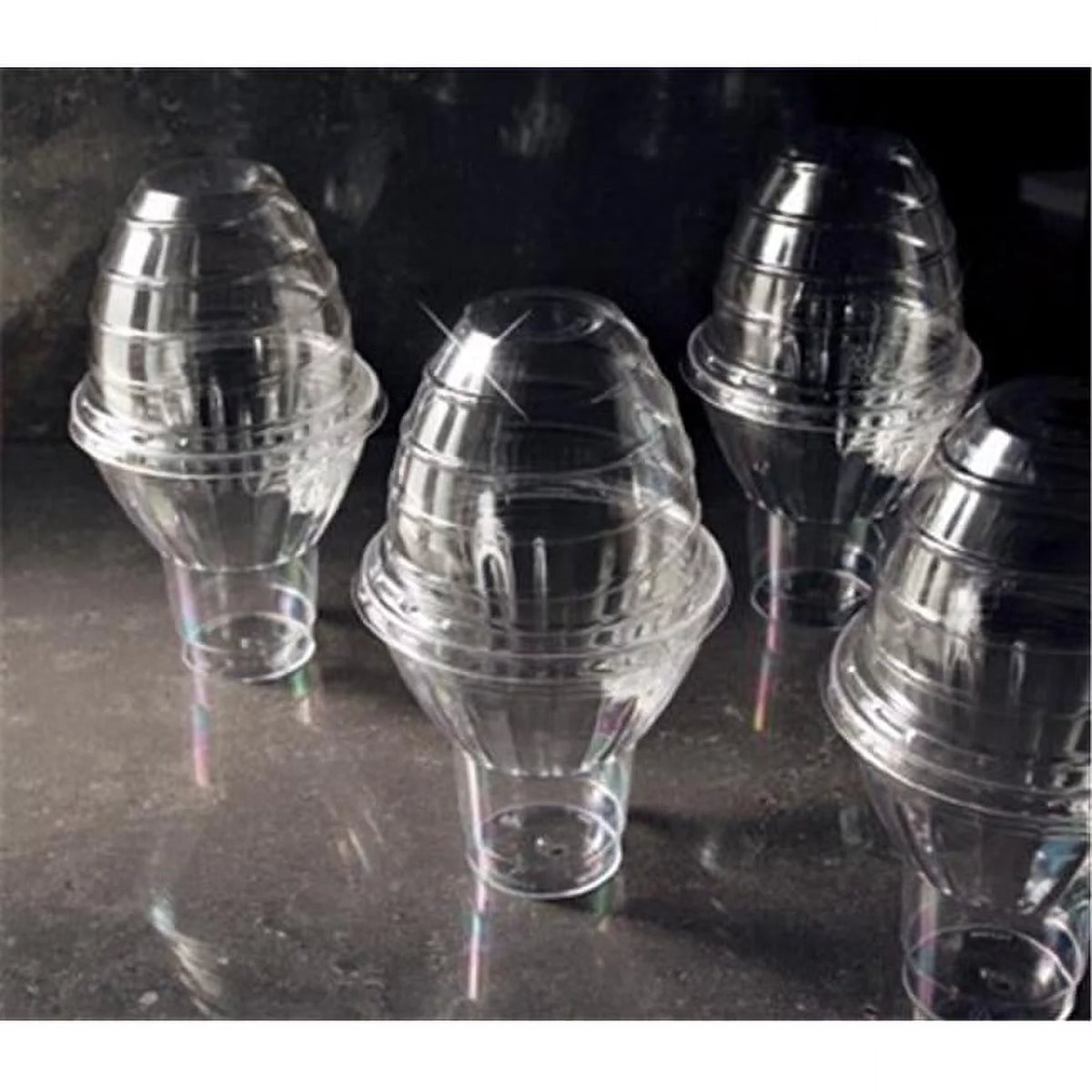 Parfait Glass Clear Dome Lid Pack of 240 Z573