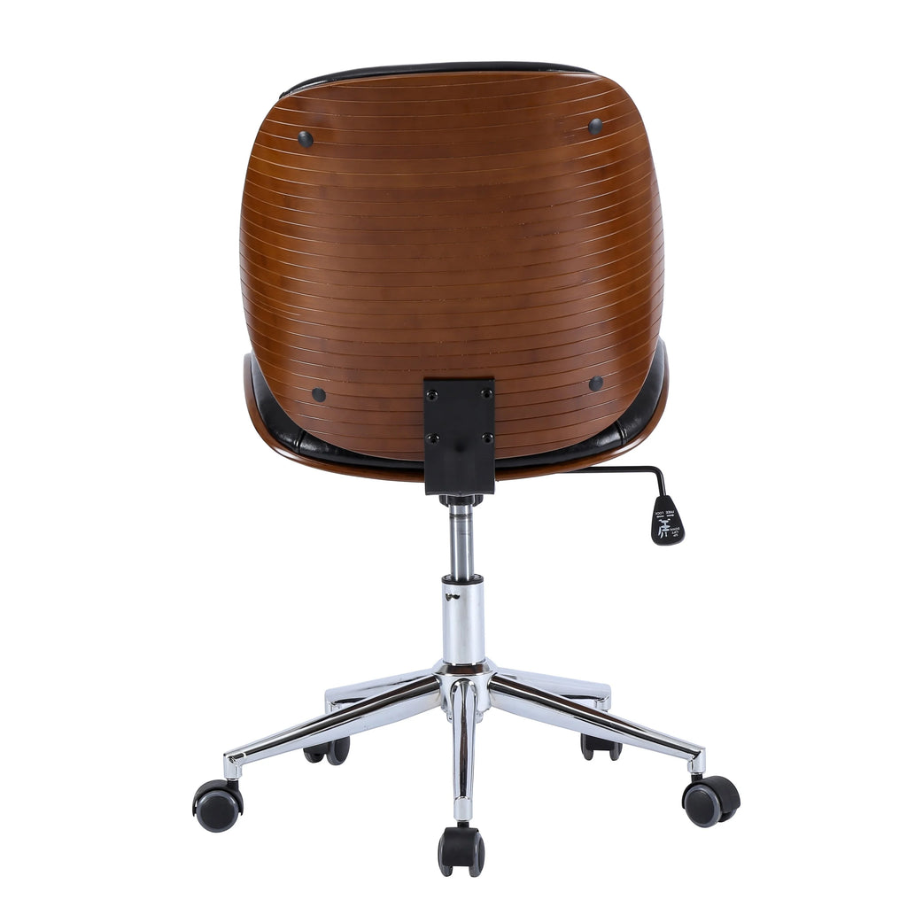 PU Leather Bamboo Office Chair A96220