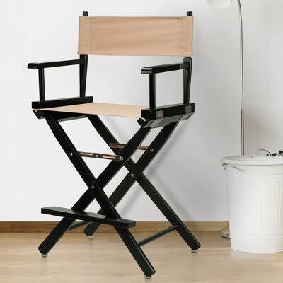 Black Canvas Director Chair U83950