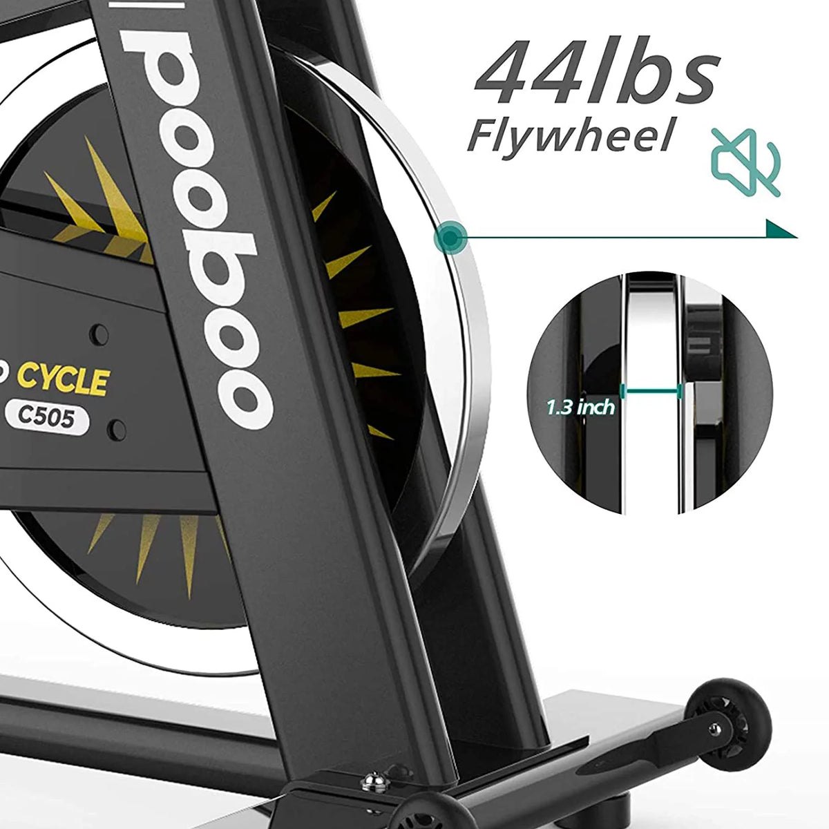 Commercial Exercise Bike Heavy Duty Belt Drive Stationary Indoor Cycling Bike X514