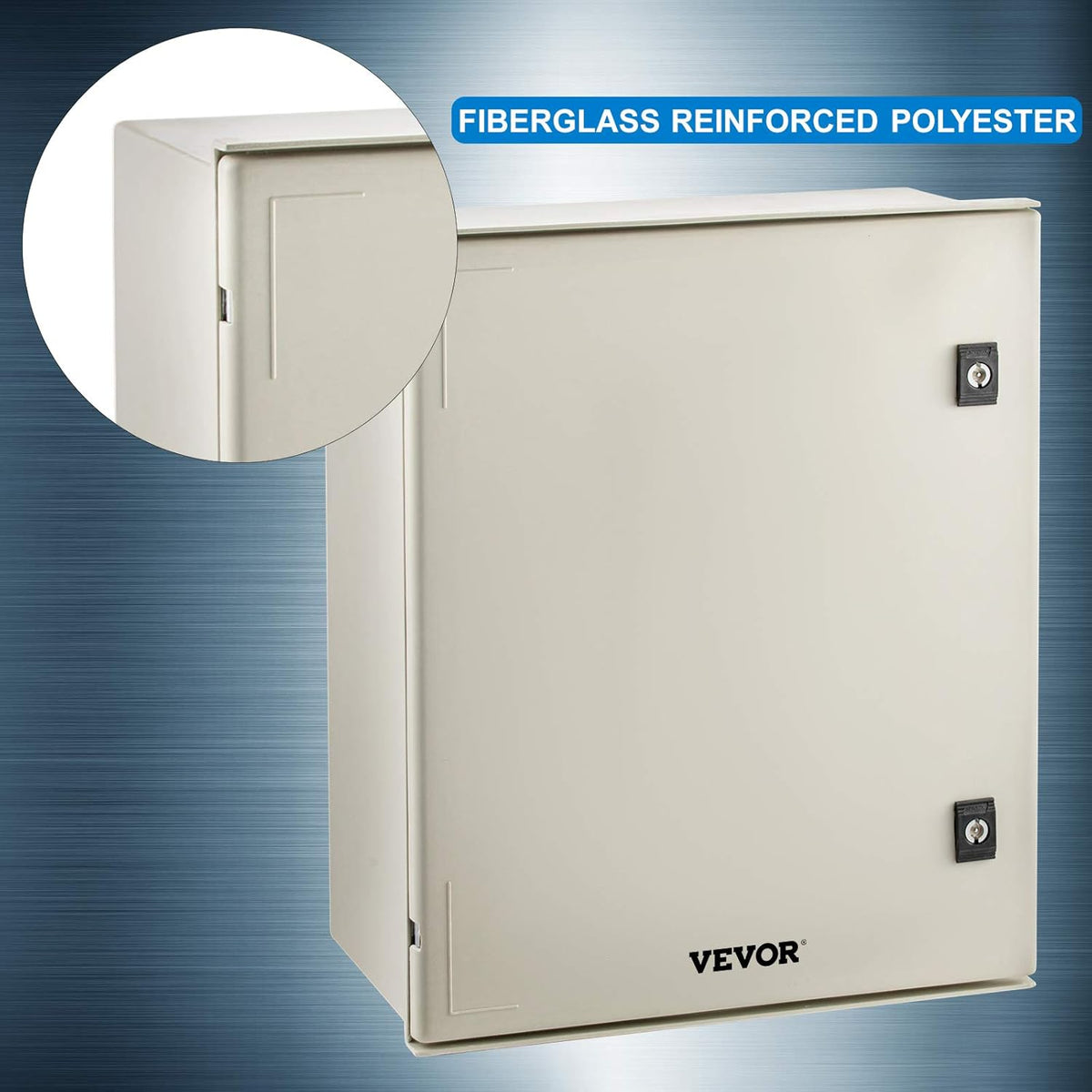 20 x 16 x 8 inches NEMA 4X Fiberglass Steel Electrical Box R7948