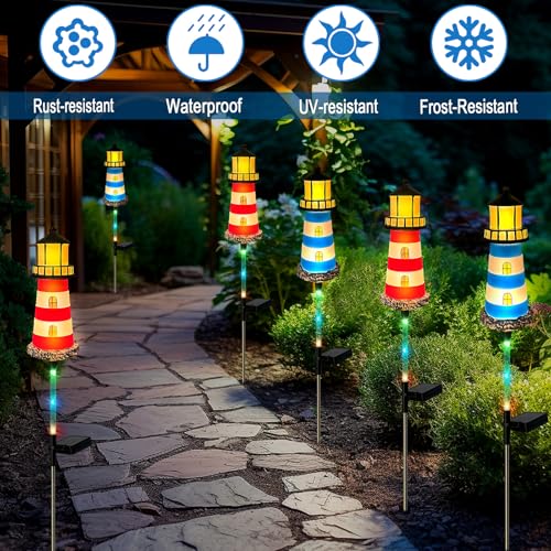 4 Pack IP65 Waterproof Solar Pathway Lights U351209