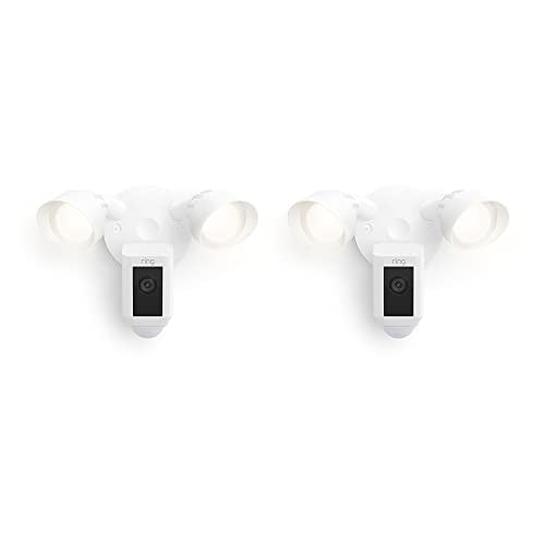 White Floodlight Cam with motion-activated 1080p HD video B946