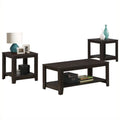 3 Piece Coffee Table Set in Cappuccino X473