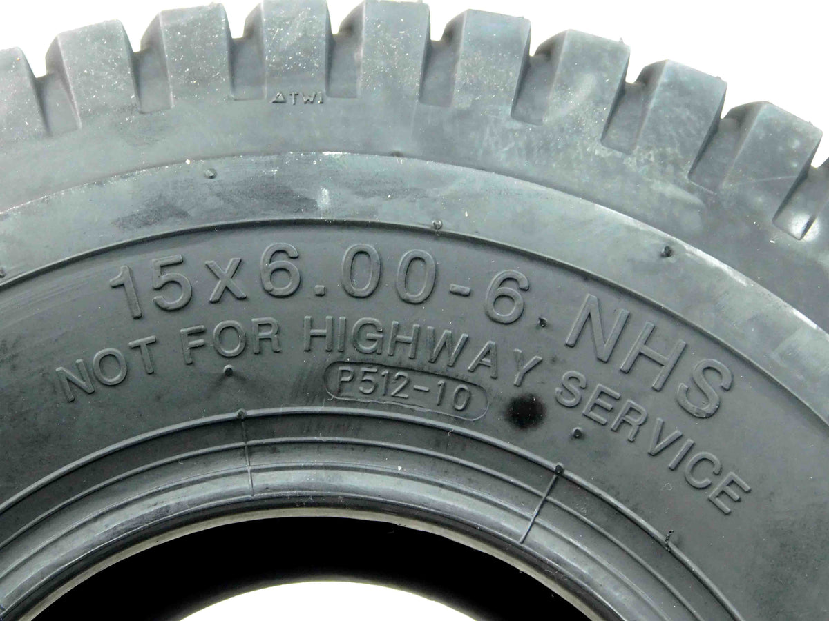 15x6-6 Lawn Mower and Turf Tire Set of 2 Z578462