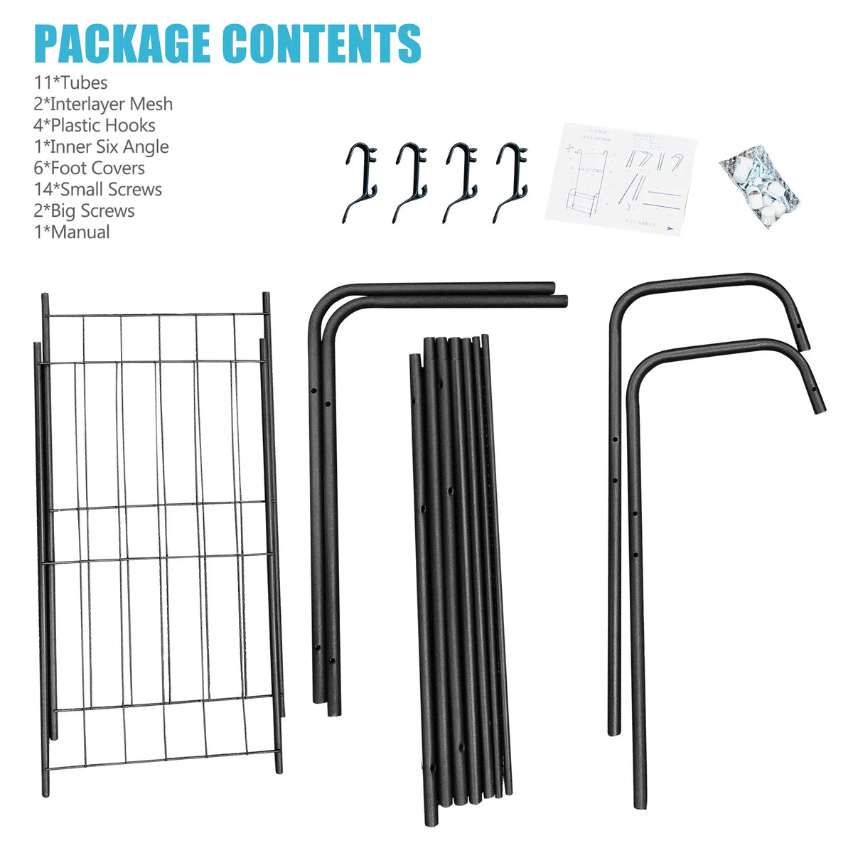 Metal Hall Tree Storage Organizer Shelf Clothes Stand H97016