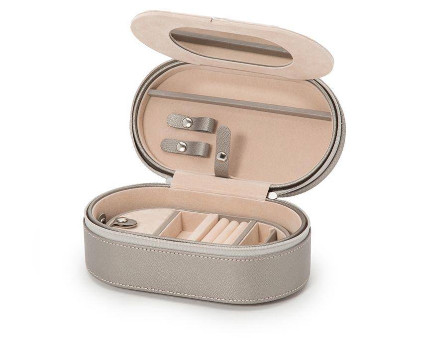 Black Oval Zip Travel Case I43315