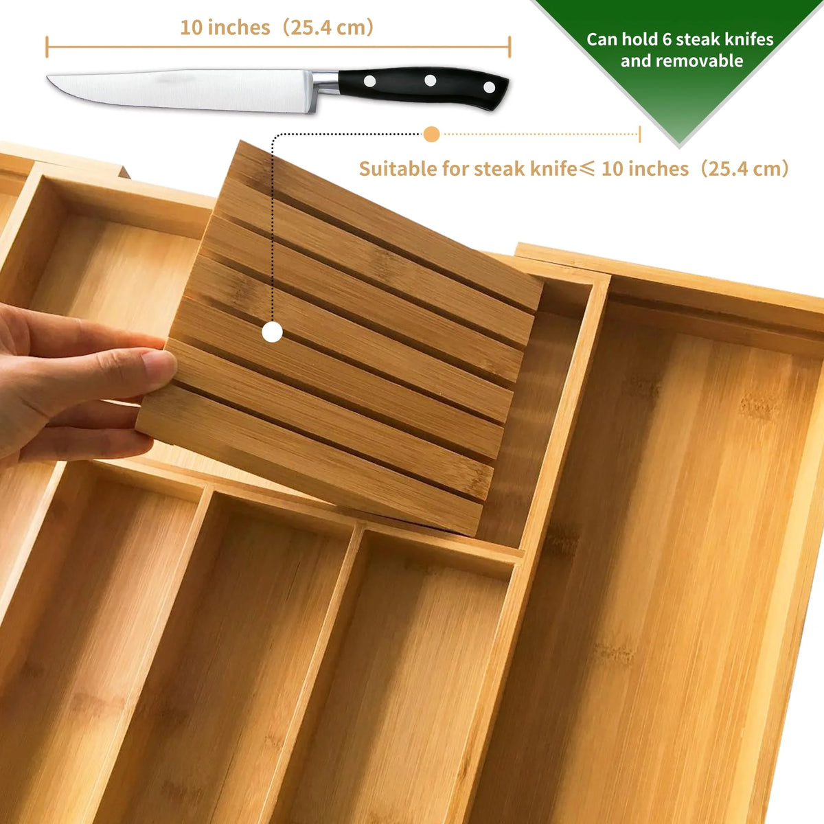 Bamboo Kitchen Organizer L6758