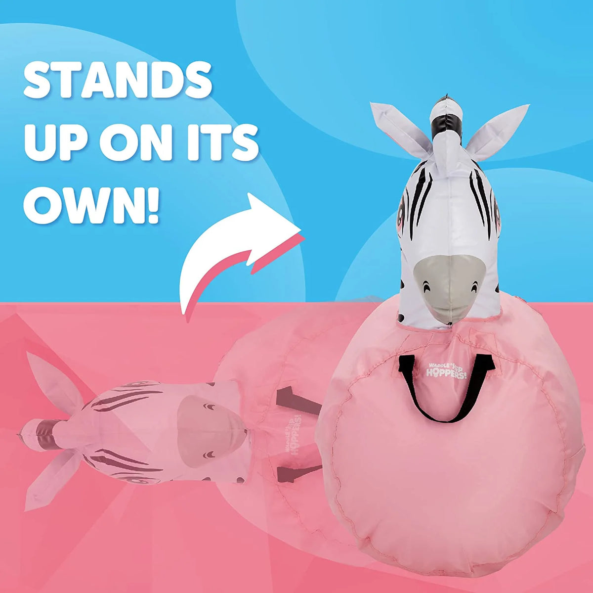 Black Zebra Hopping Animal Bouncer W133997
