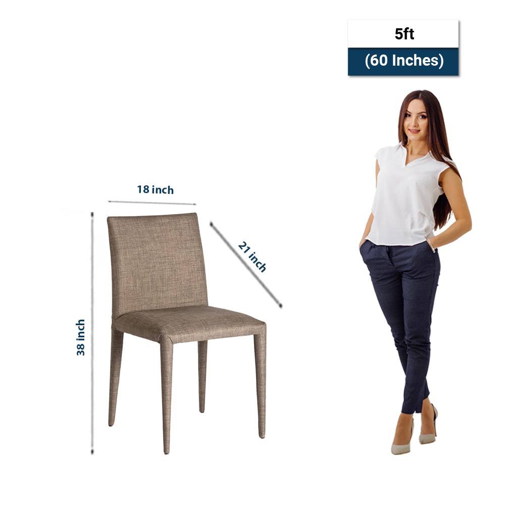 Set of Two Cappuccino Dining Chair E552