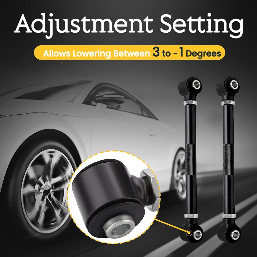 4 Pcs Adjustable Rear Camber Control Arm Toe Ball Joint P796495