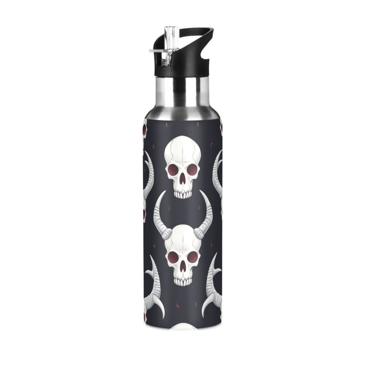 Insulated Stainless Steel Water Bottle with Straw Lid, 20 oz B1128