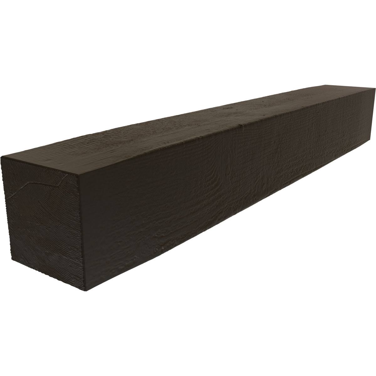 Rough Sawn Faux Wood Fireplace Mantel A416675