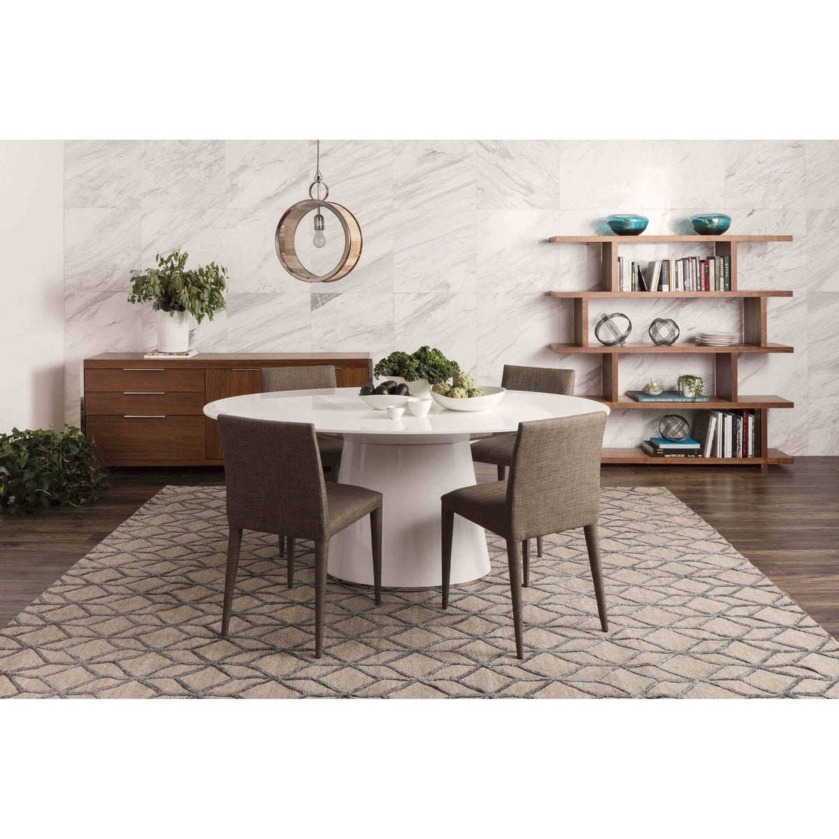 Set of Two Cappuccino Dining Chair E552