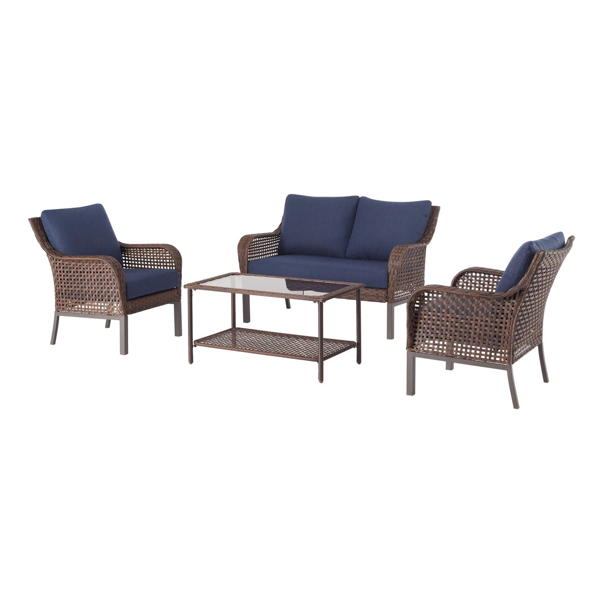 4-Piece Wicker Outdoor Conversation Set P506