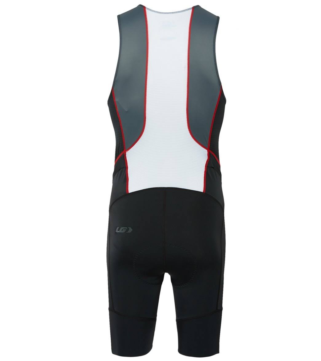 Black / Gray / Red Tri Suit Z152