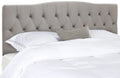 King Tufted Wood Headboard X4470
