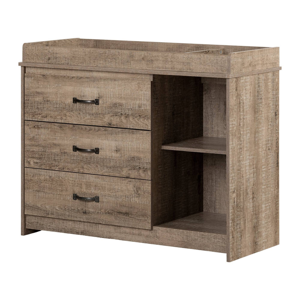 Weathered Oak Changing Table Z79882