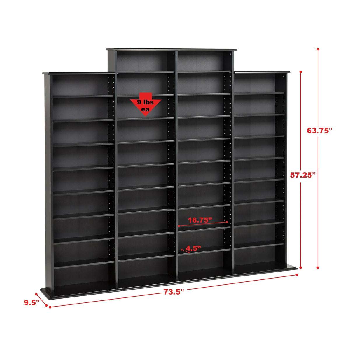 Black Media Storage W631