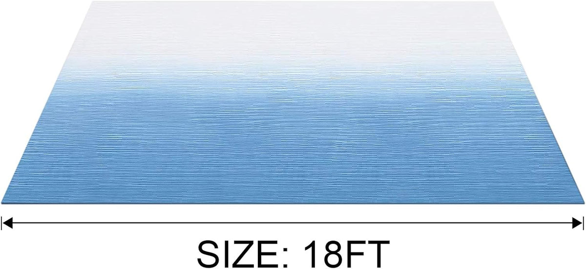 RV Awning Fabric Replacement Waterproof Vinyl Shade Screen - 18' (Fabric 17'2) T7374