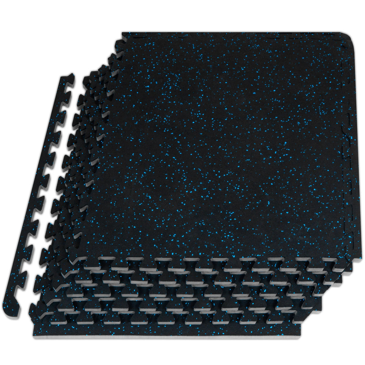 Blue 3/4-in Exercise Puzzle Mat 6 Tiles D3399