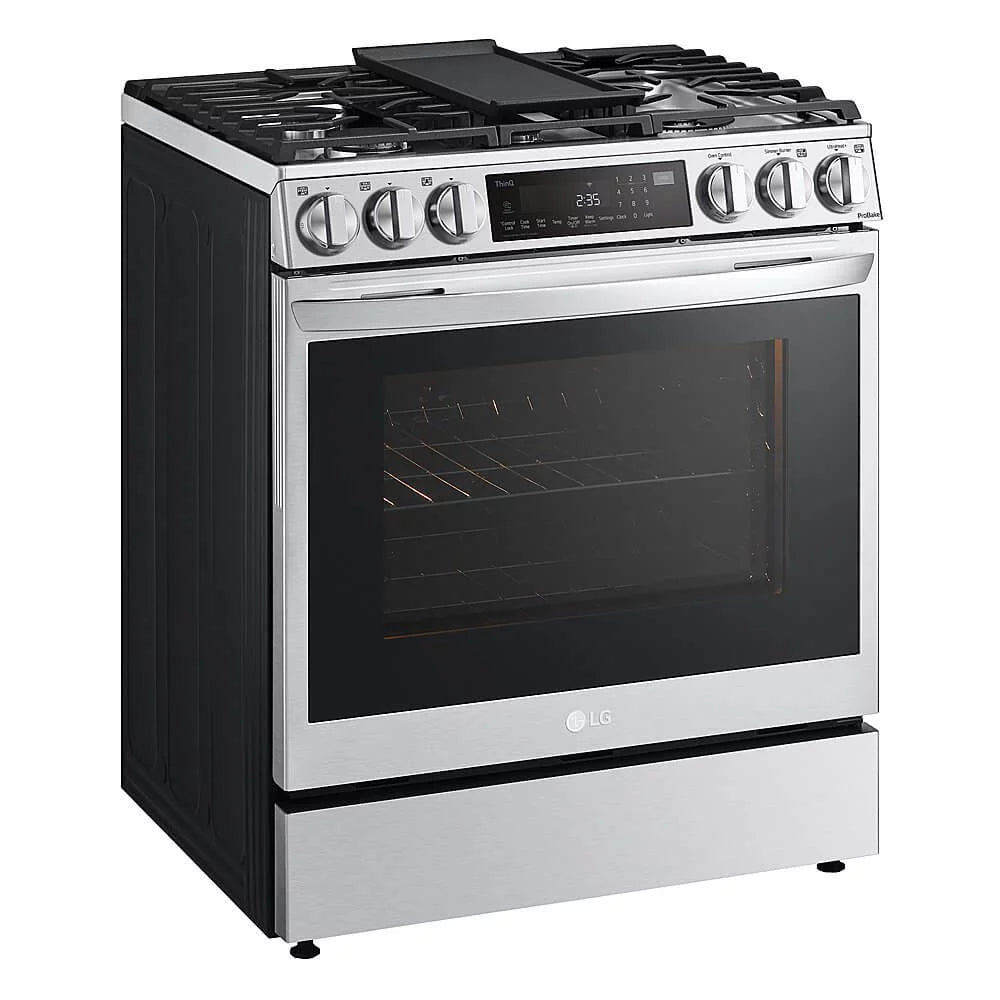 30" Wide 6.3 Cu. Ft. Slide In Dual Fuel Range - Stainless Steel U790