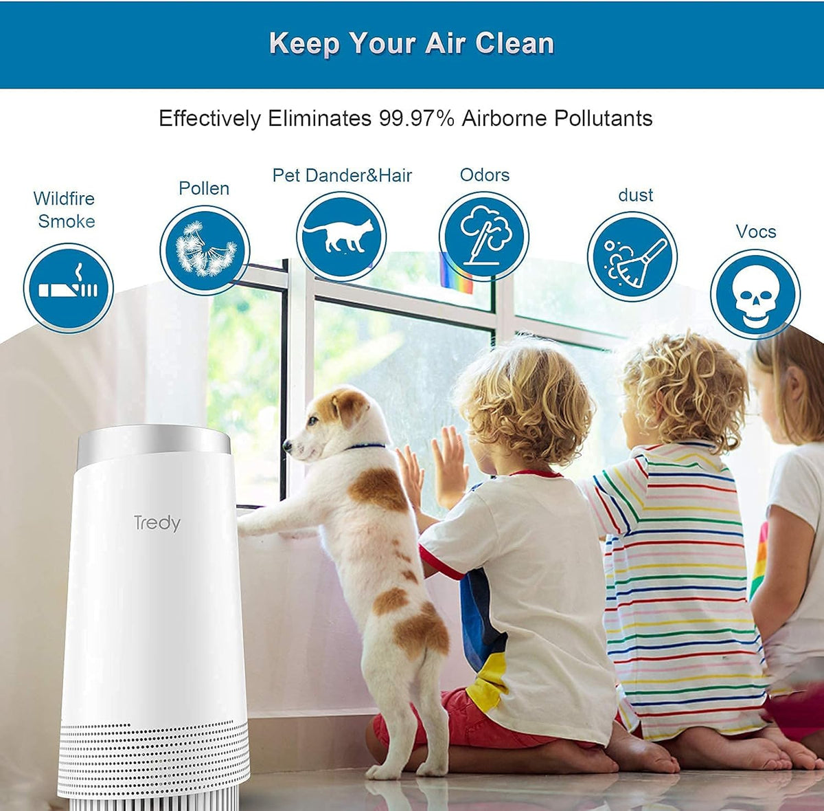 Air Purifier with H13 True Hepa Filter A7569
